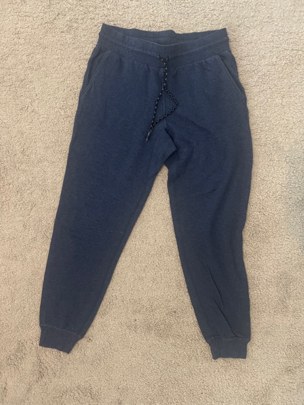 Fabletics Navy Men's Fleece Joggers